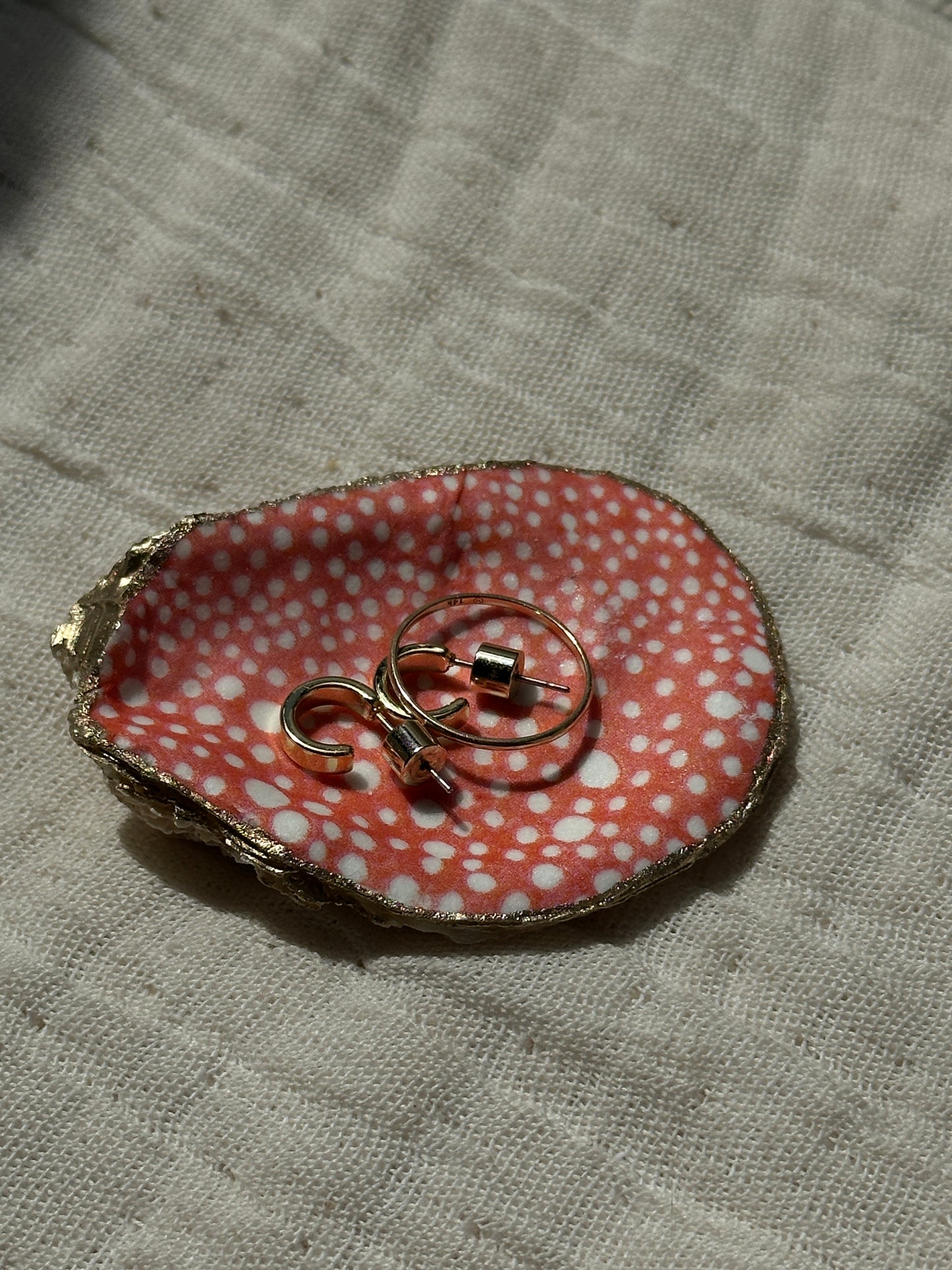 Coral Spotted Oyster Design